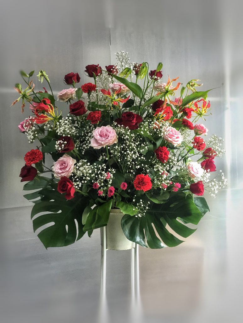 Kobeフラワーグリーン 神戸 花屋 西区 明石 スタンド花 開店祝い スタンド花